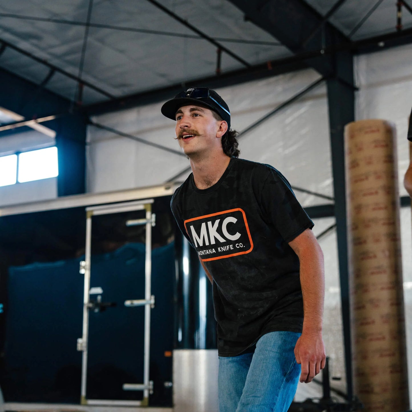 MKC LOGO TEE - DARK WOODLAND CAMO