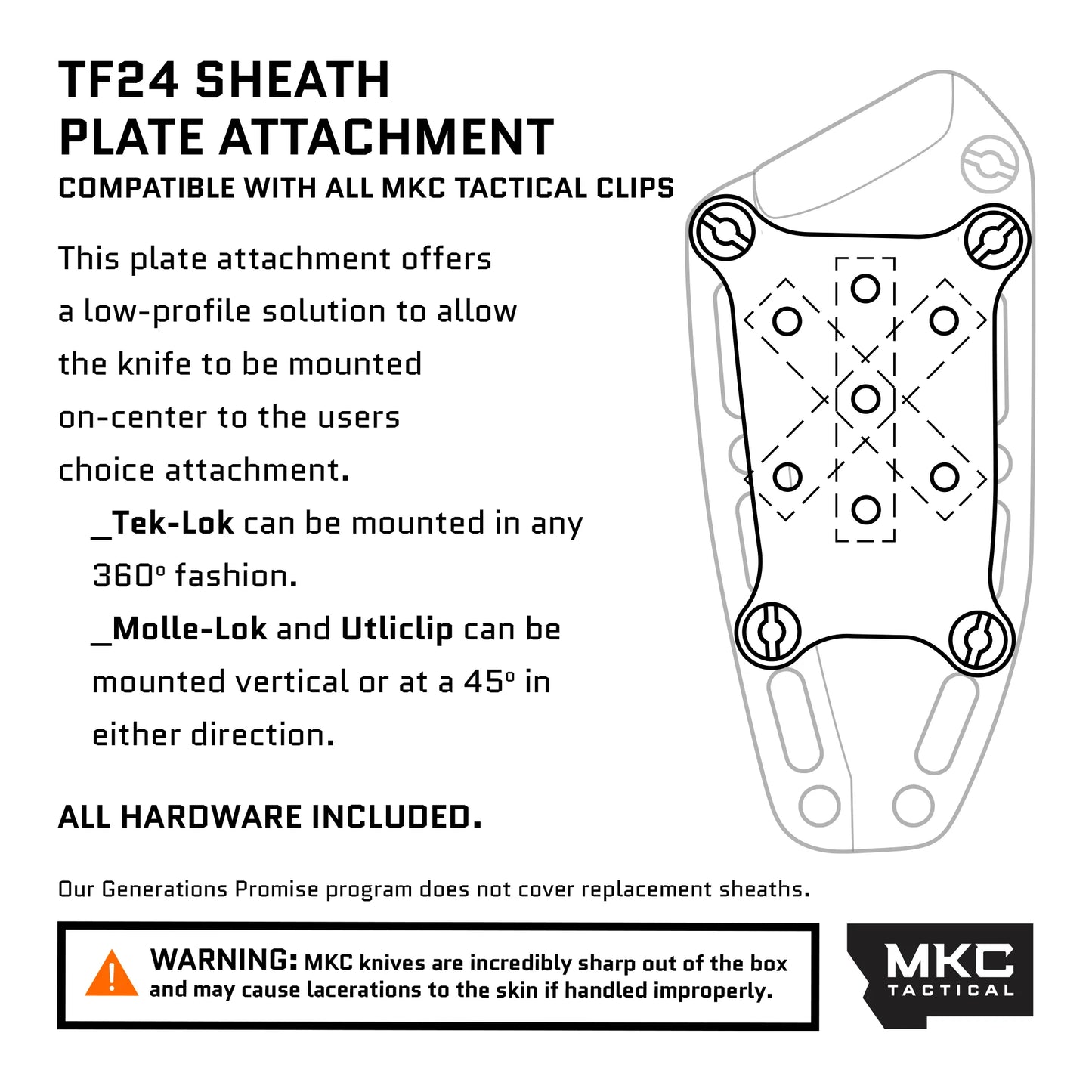 TF24 BACKPLATE ATTACHMENT