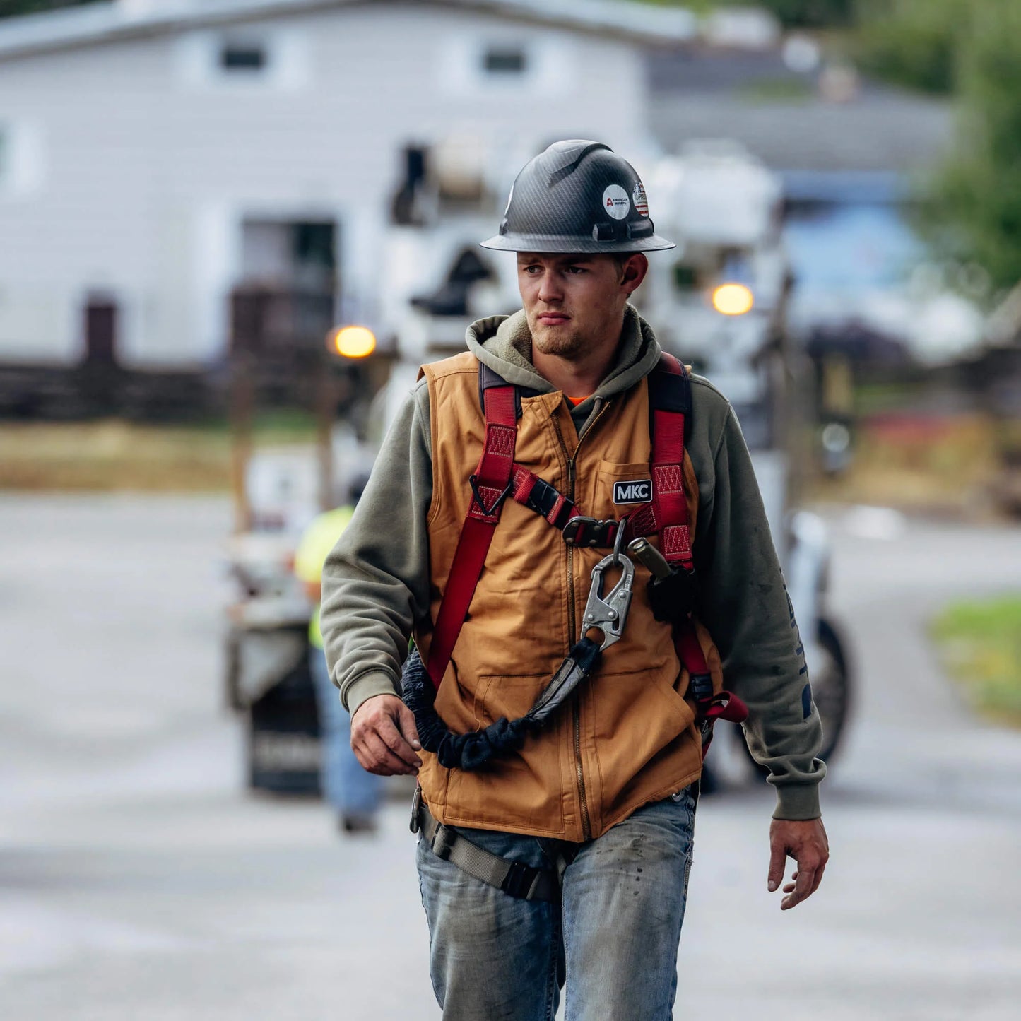 MKC CANVAS WORK VEST - TAN