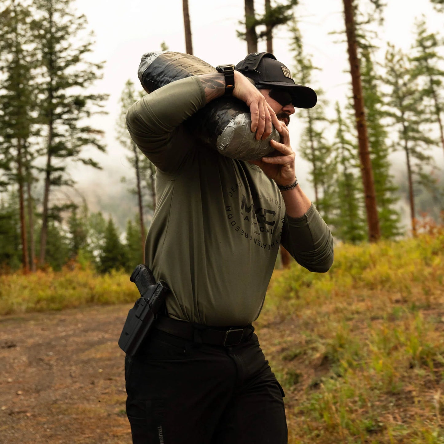 TACTICAL LIGHTWEIGHT BAMBOO HOODIE - OD GREEN