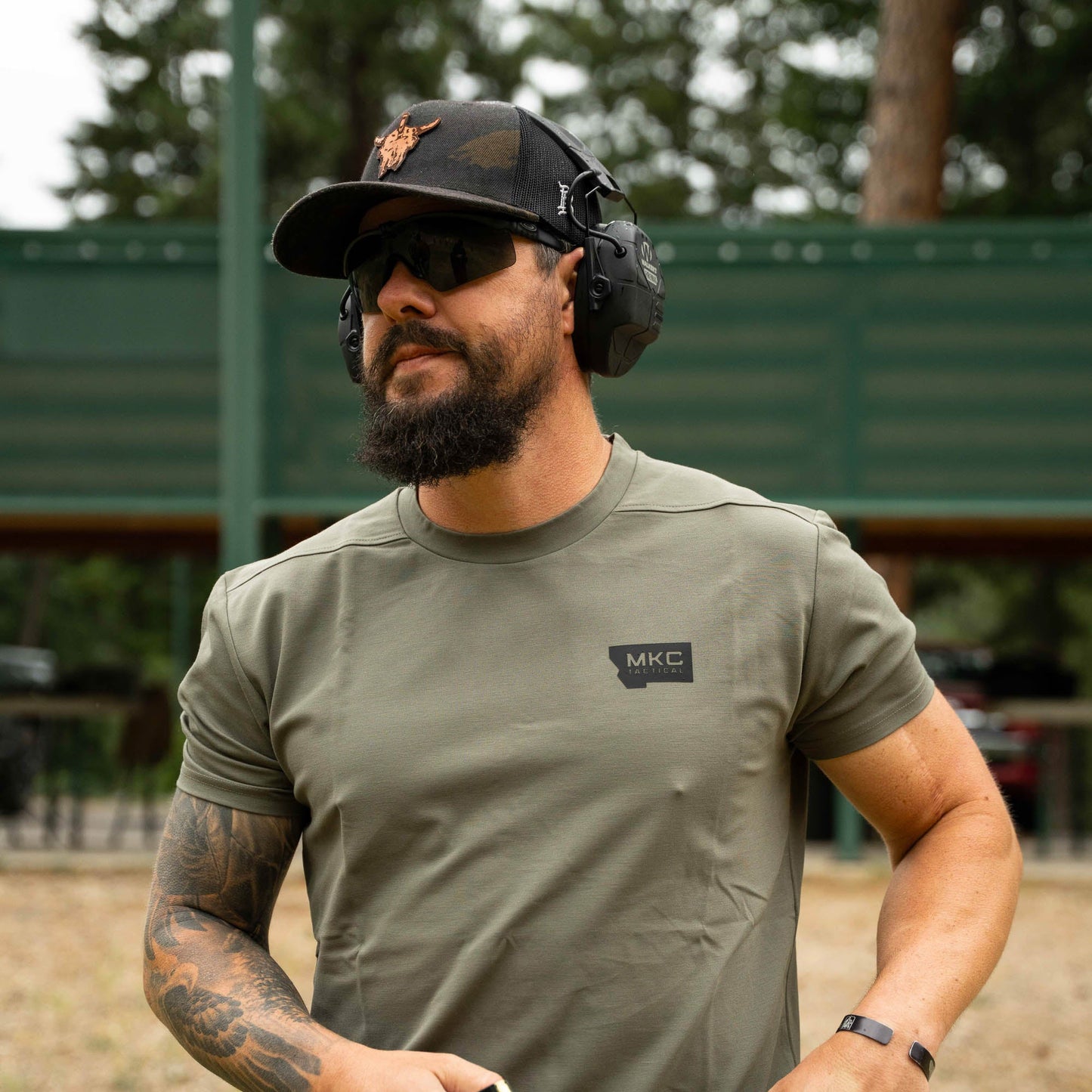 RANGE DAY PERFORMANCE SHORT SLEEVE - OD GREEN