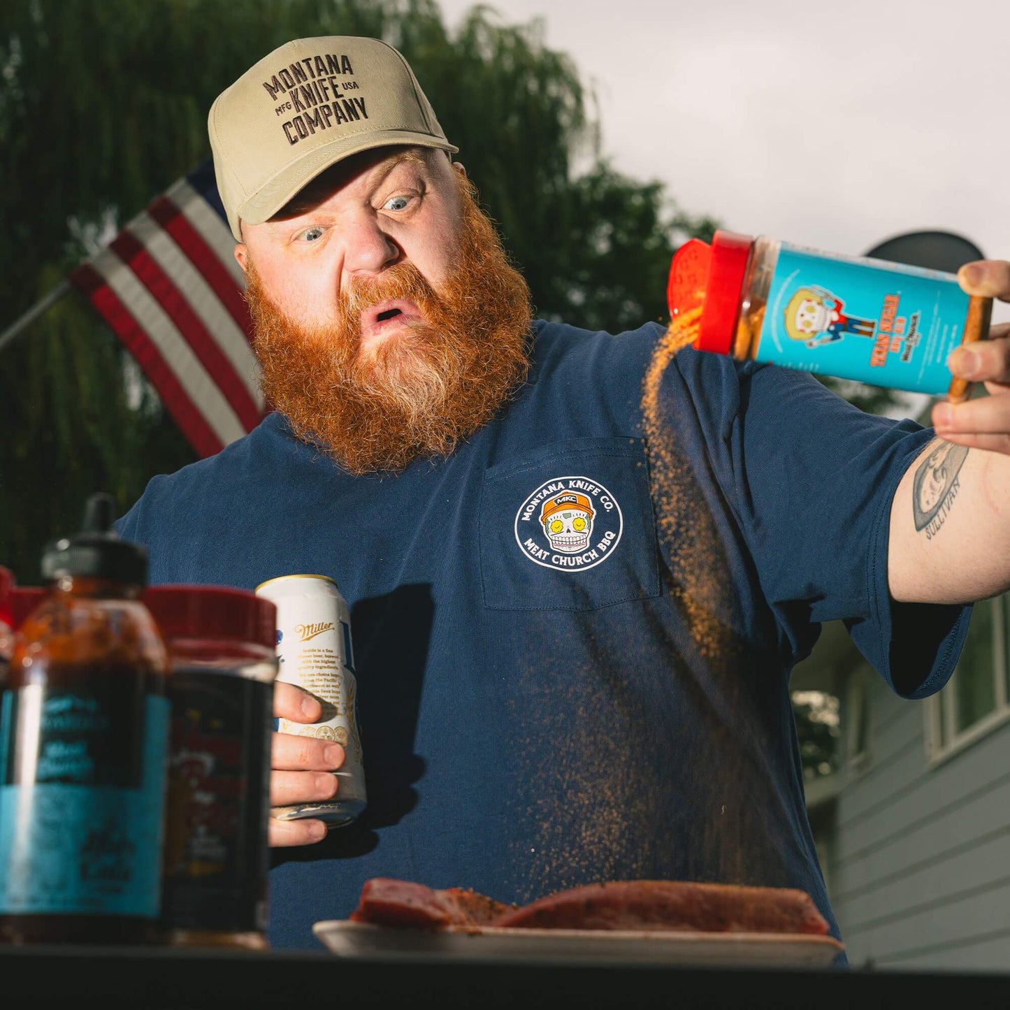 MKC x MEAT CHURCH - POCKET TEE