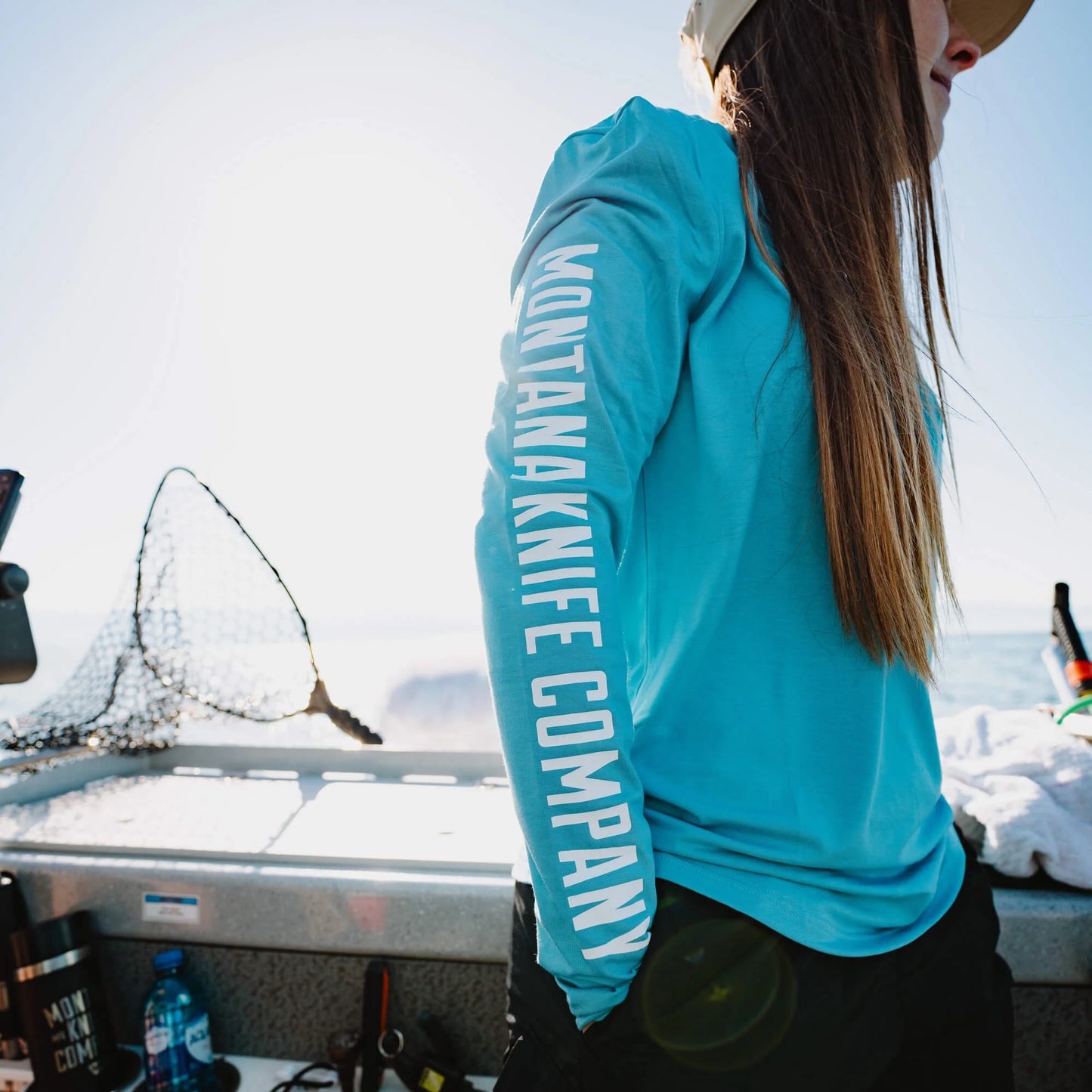 SUN RIVER BAMBOO HOODIE - GLACIER BLUE