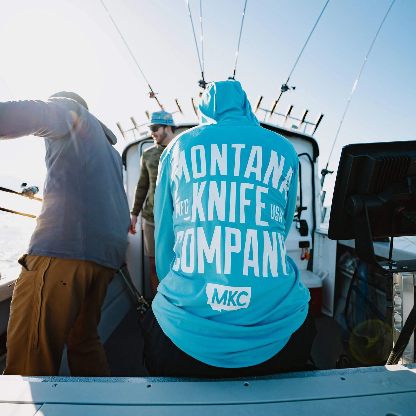 SUN RIVER BAMBOO HOODIE - GLACIER BLUE