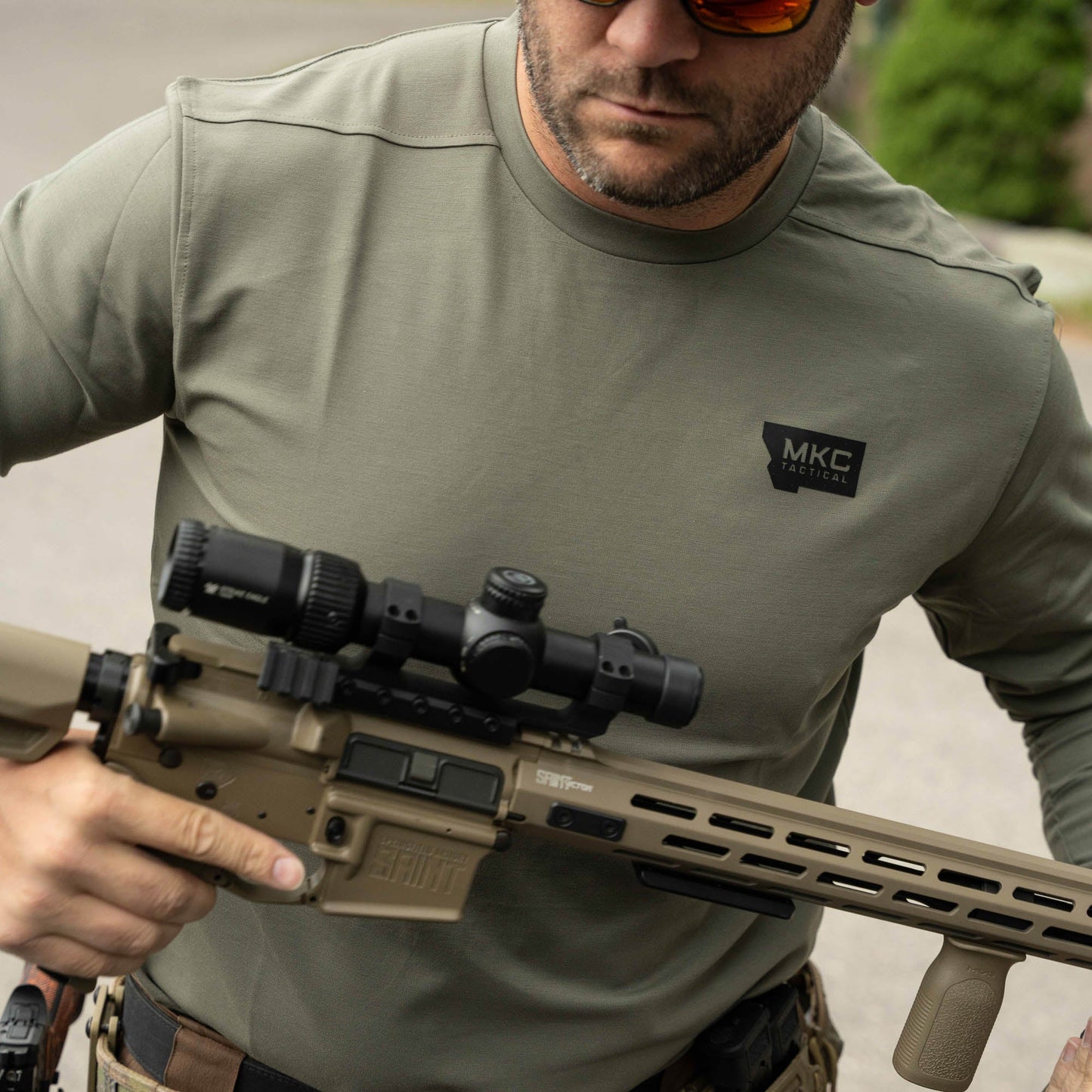 RANGE DAY PERFORMANCE LONG SLEEVE - OD GREEN