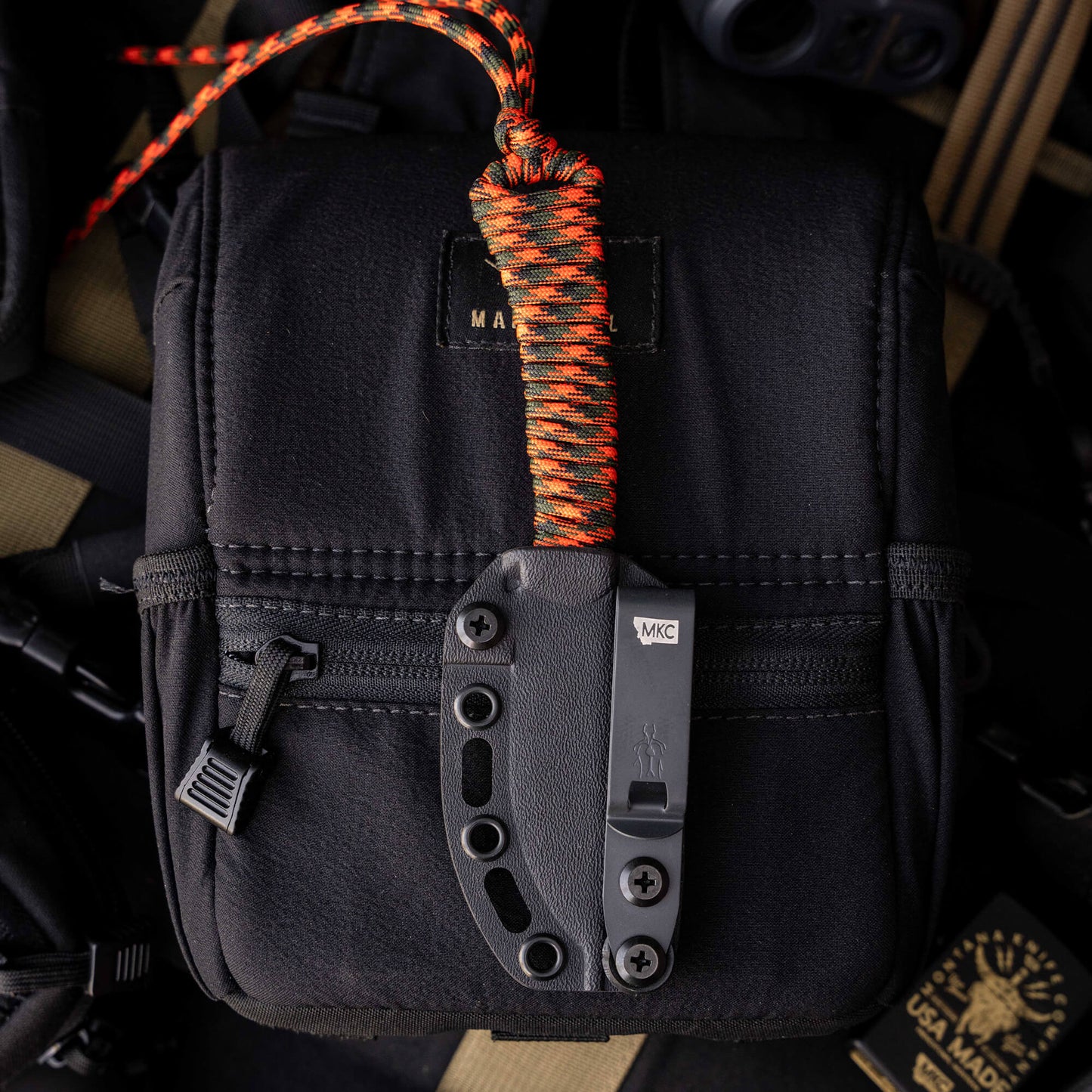 MINI STONED GOAT - ORANGE & BLACK