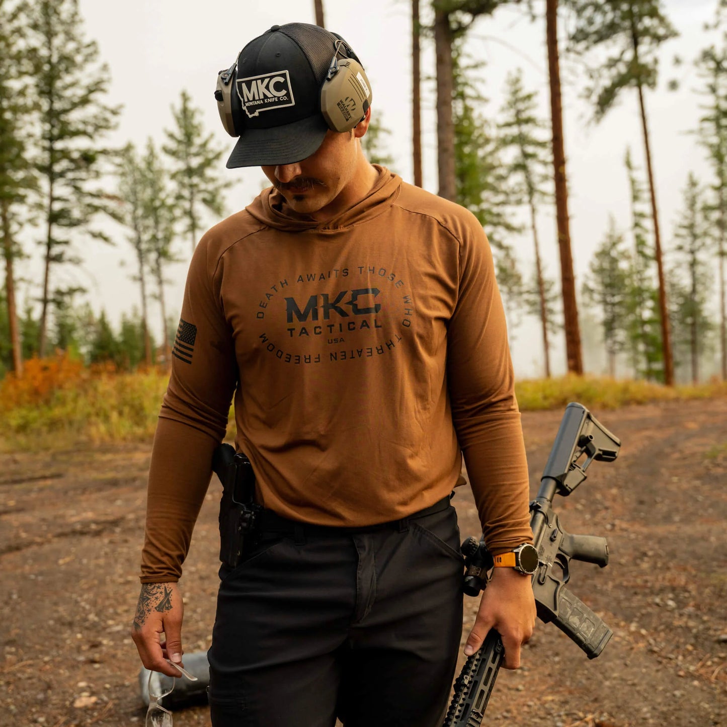 TACTICAL LIGHTWEIGHT BAMBOO HOODIE - COYOTE