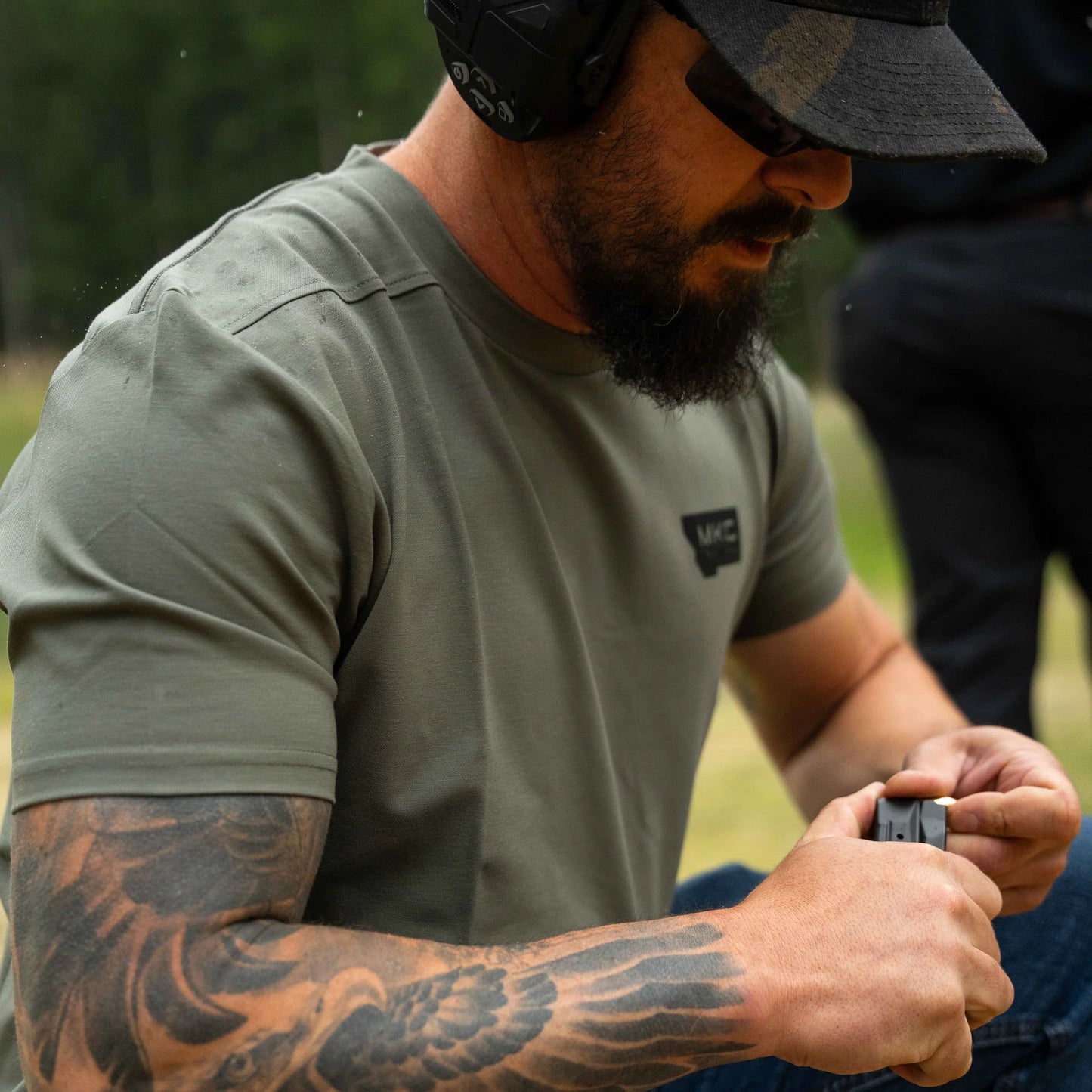 RANGE DAY PERFORMANCE SHORT SLEEVE - OD GREEN