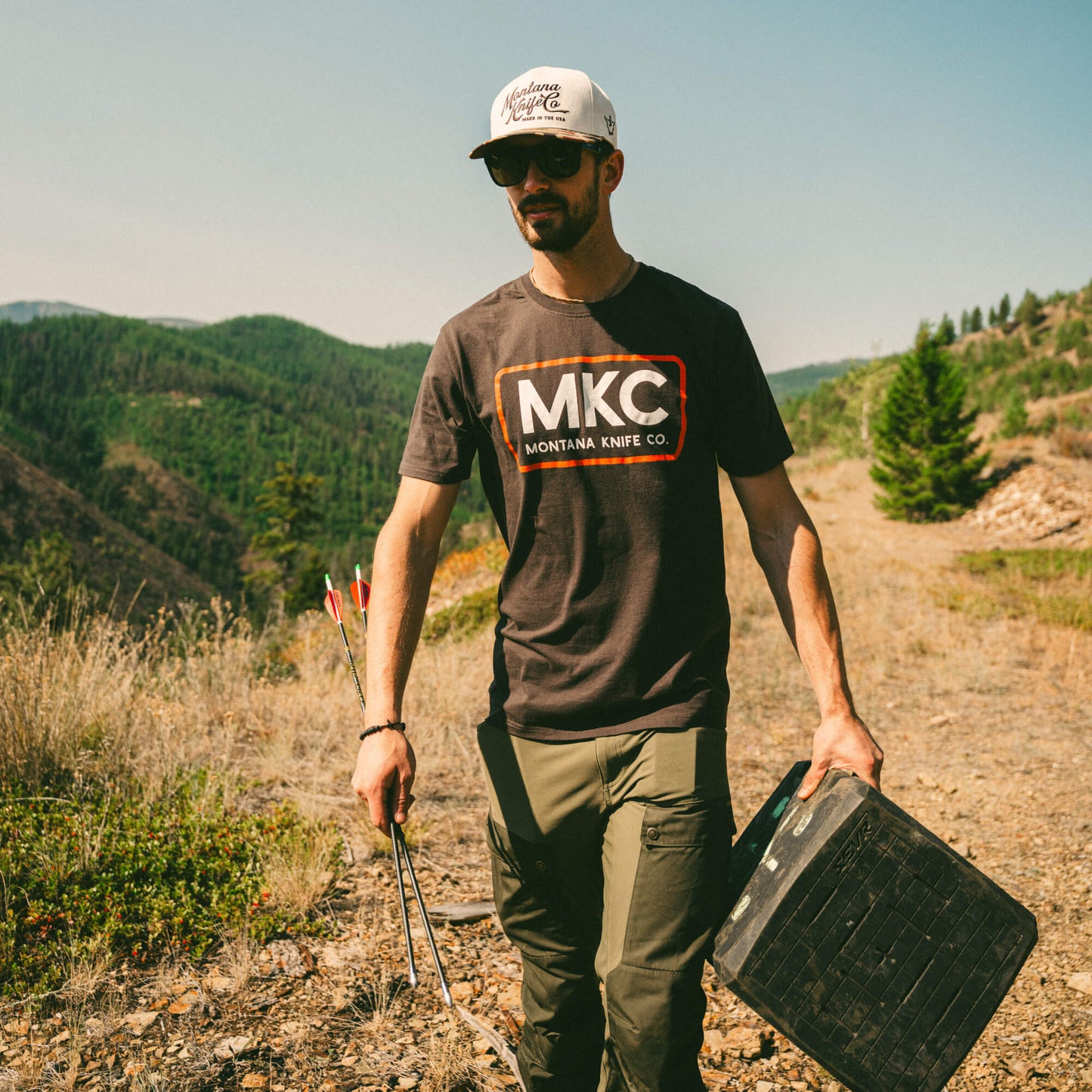 MKC LOGO TEE - COFFEE
