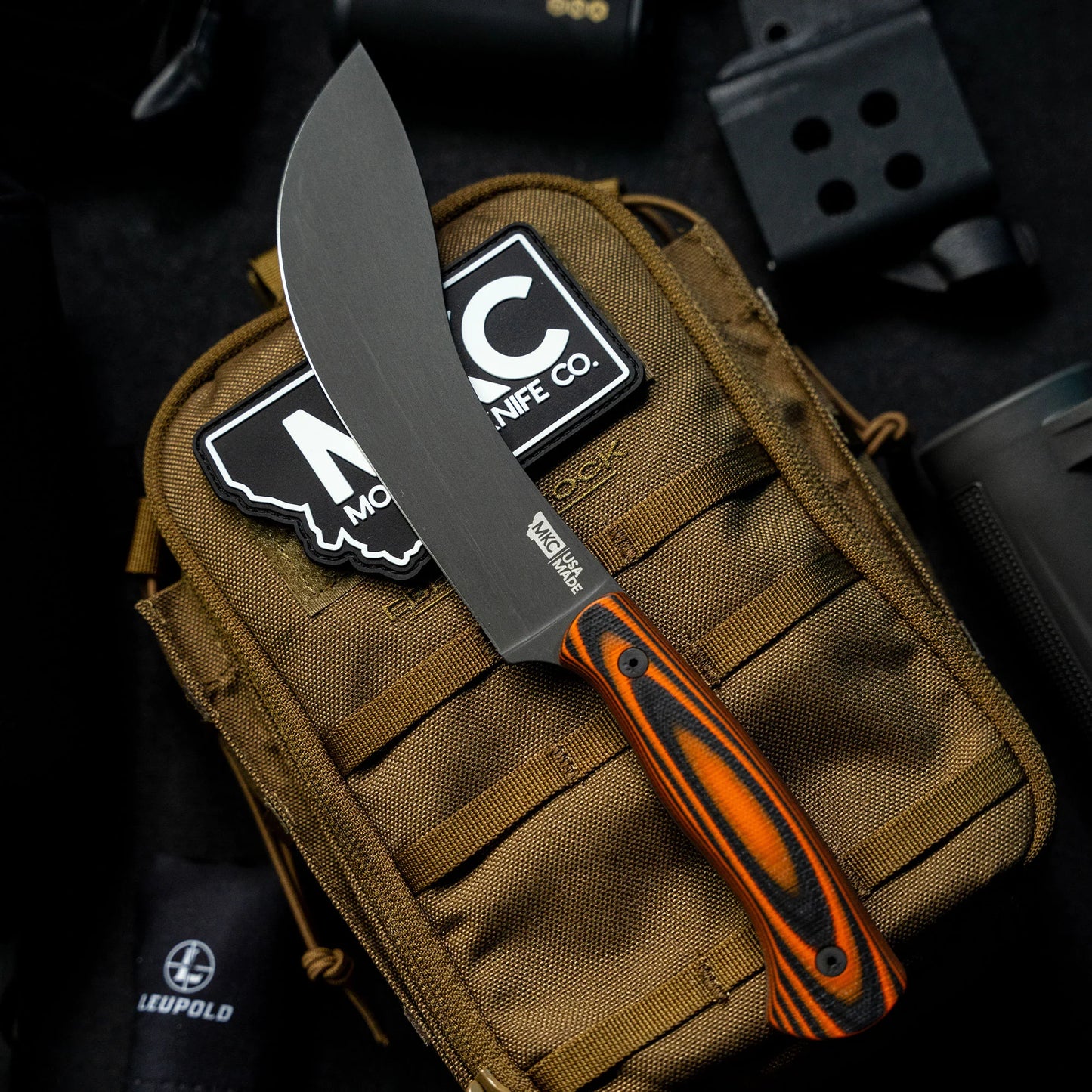 BEARTOOTH - PRO SKINNING BLADE - ORANGE & BLACK