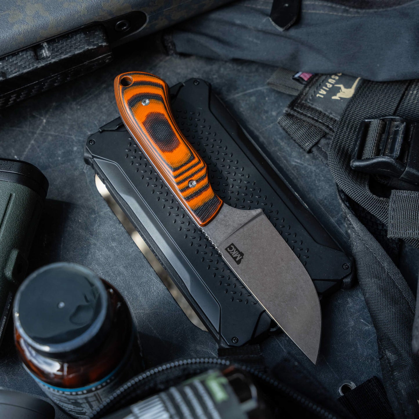 ELKHORN SKINNER - ORANGE & BLACK