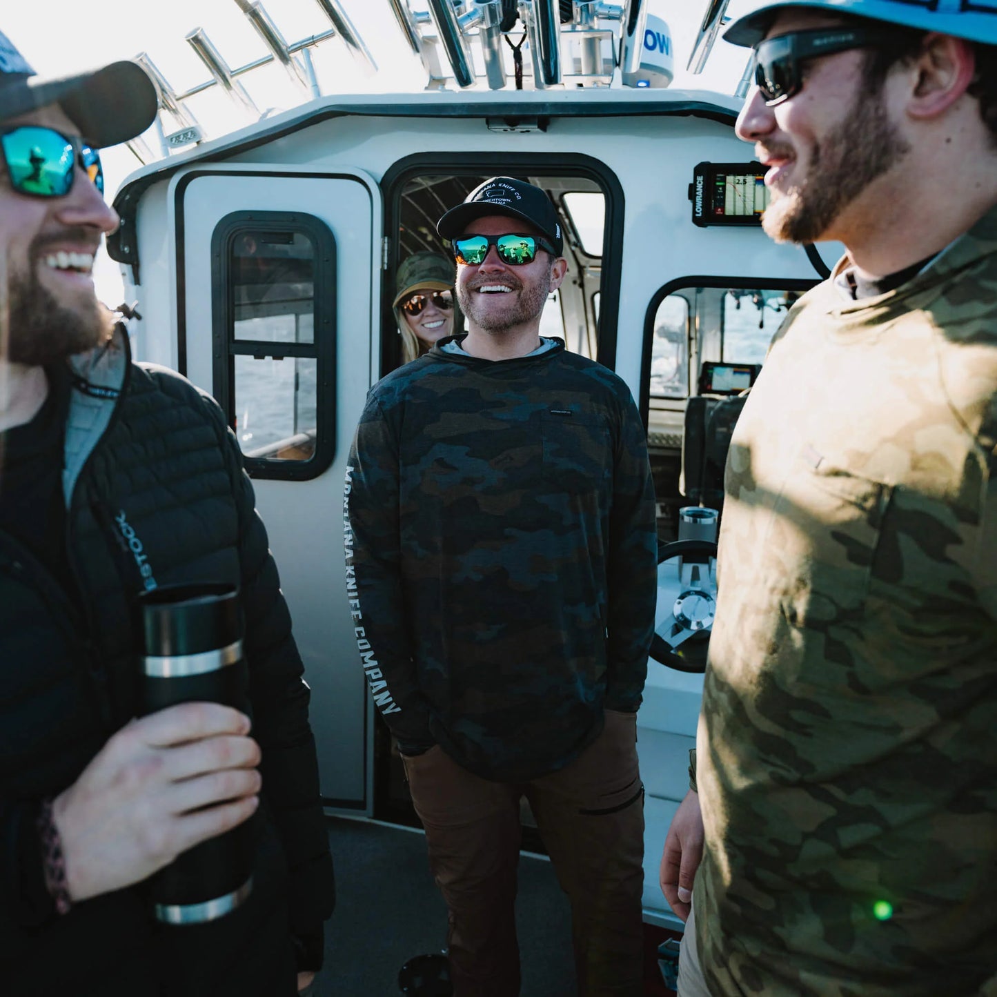 SUN RIVER BAMBOO HOODIE - DARK MKC CAMO