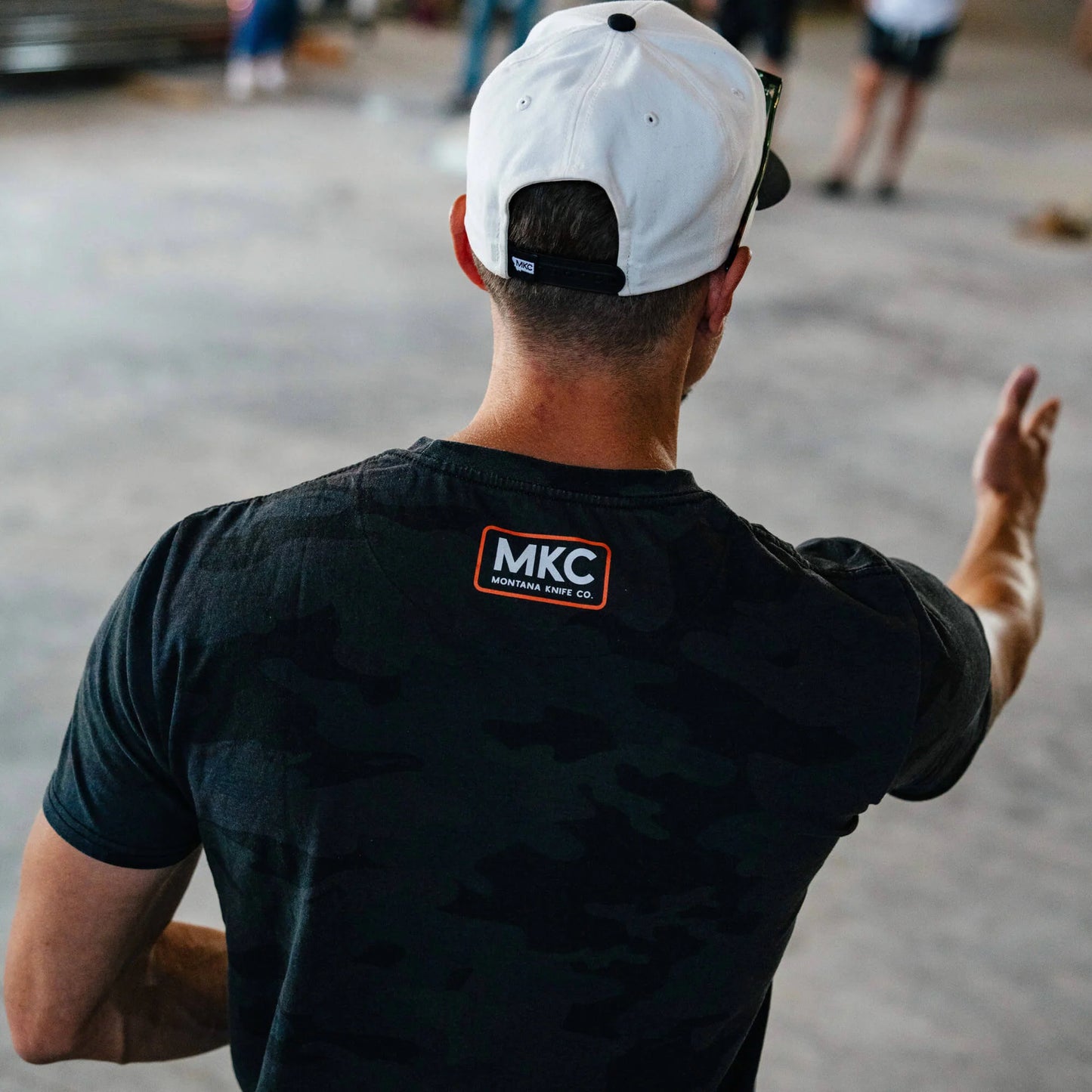 MKC LOGO TEE - DARK WOODLAND CAMO