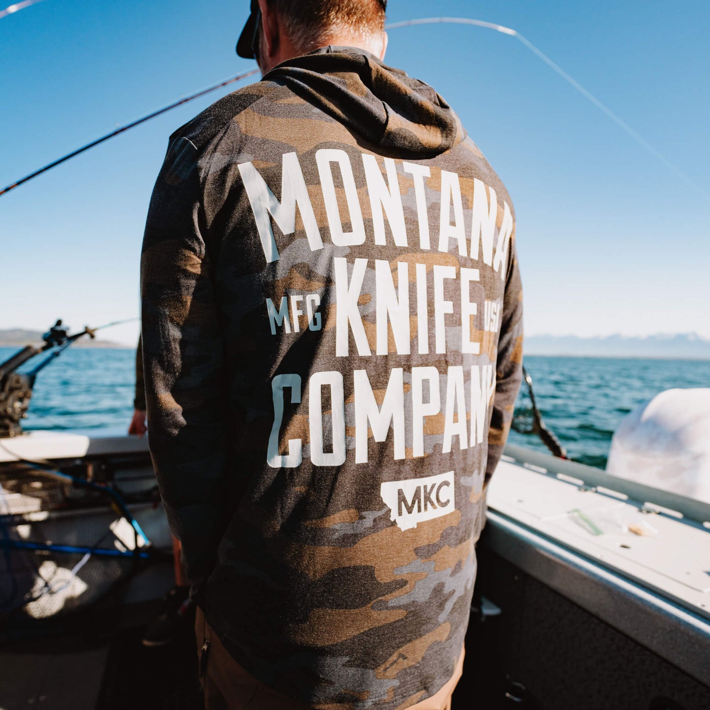 SUN RIVER BAMBOO HOODIE - DARK MKC CAMO