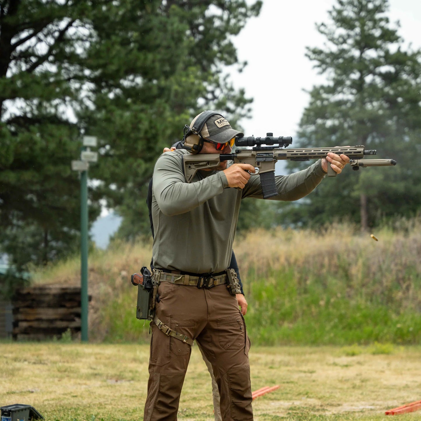 RANGE DAY PERFORMANCE LONG SLEEVE - OD GREEN