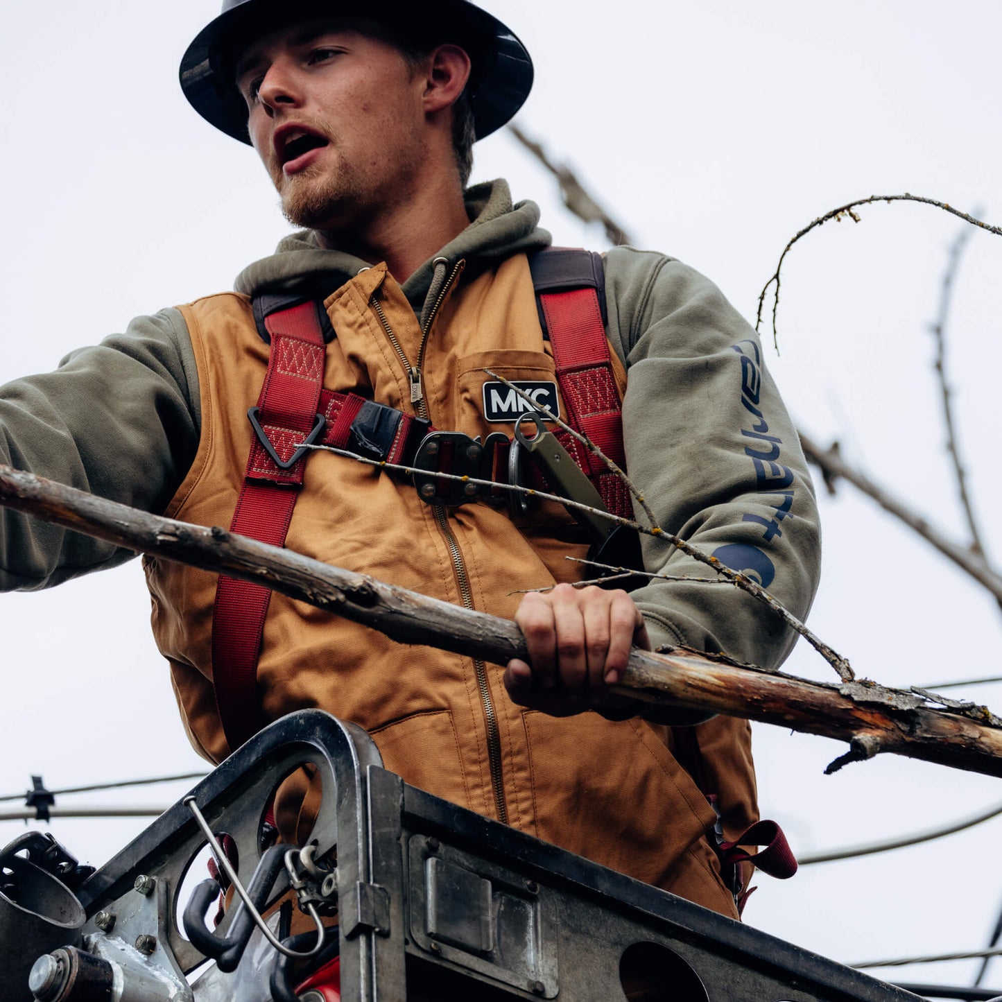 MKC CANVAS WORK VEST - TAN