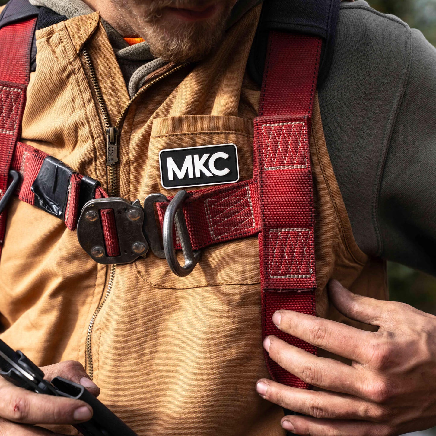 MKC CANVAS WORK VEST - TAN
