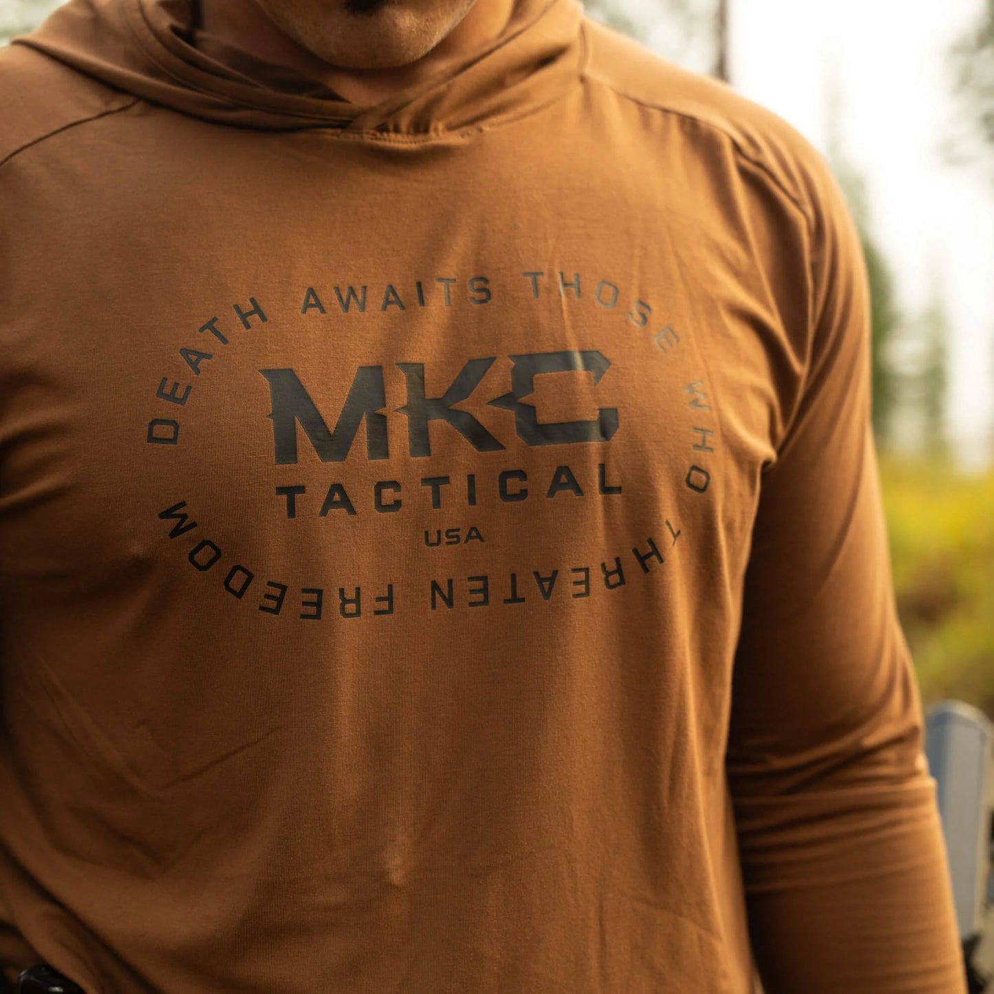 TACTICAL LIGHTWEIGHT BAMBOO HOODIE - COYOTE