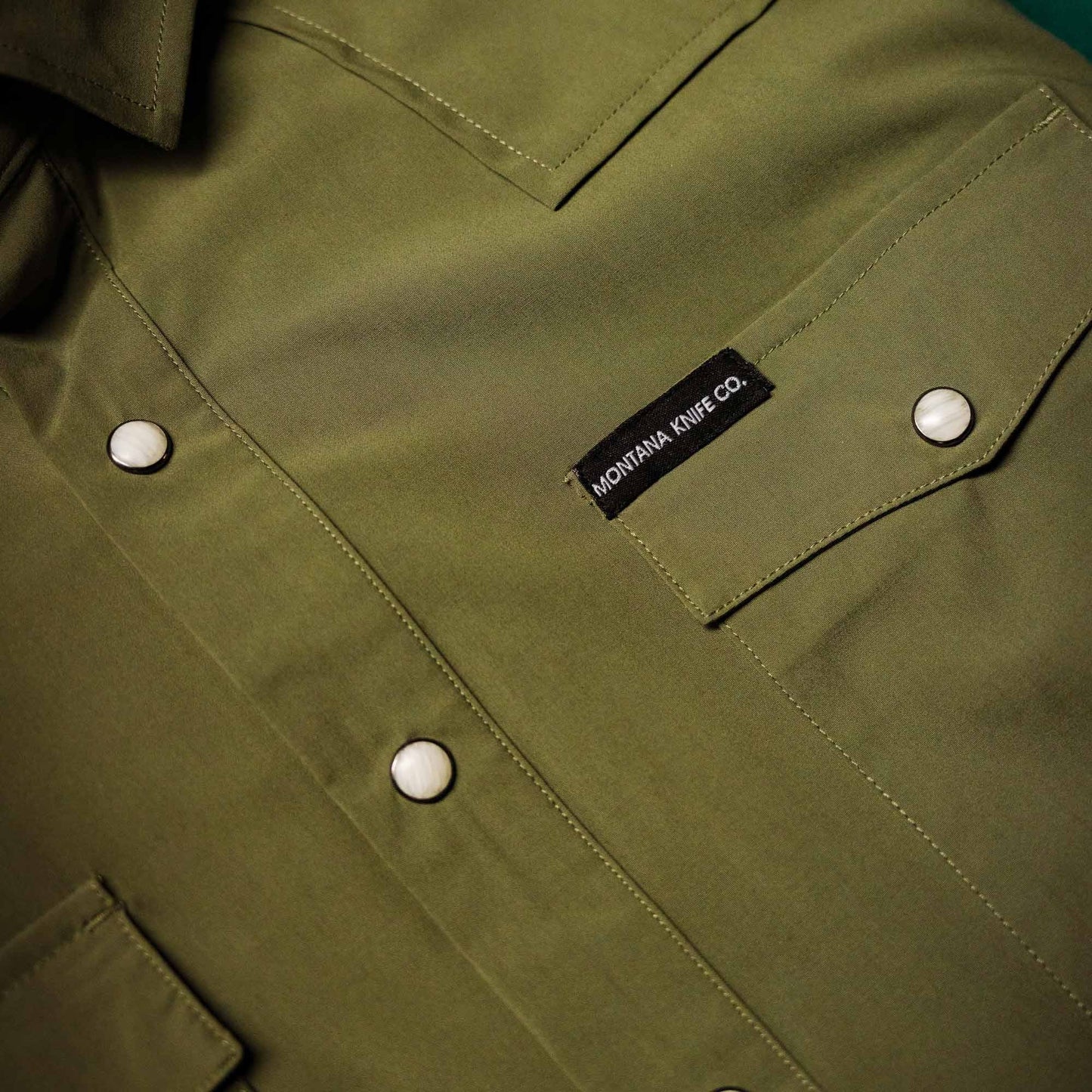 SEELEY S/S BUTTON-UP SHIRT - OLIVE