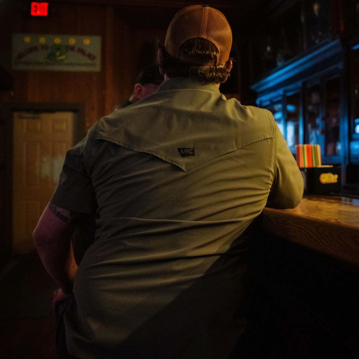 SEELEY S/S BUTTON-UP SHIRT - OLIVE