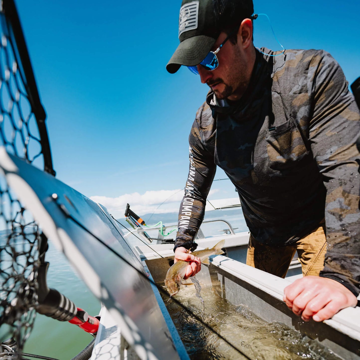 SUN RIVER BAMBOO HOODIE - DARK MKC CAMO