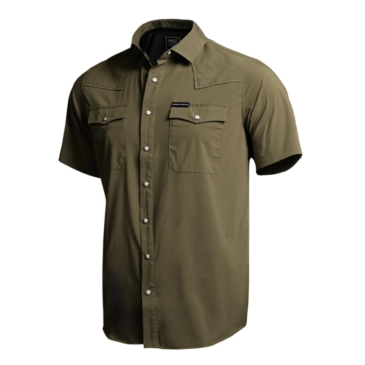SEELEY S/S BUTTON-UP SHIRT - OLIVE