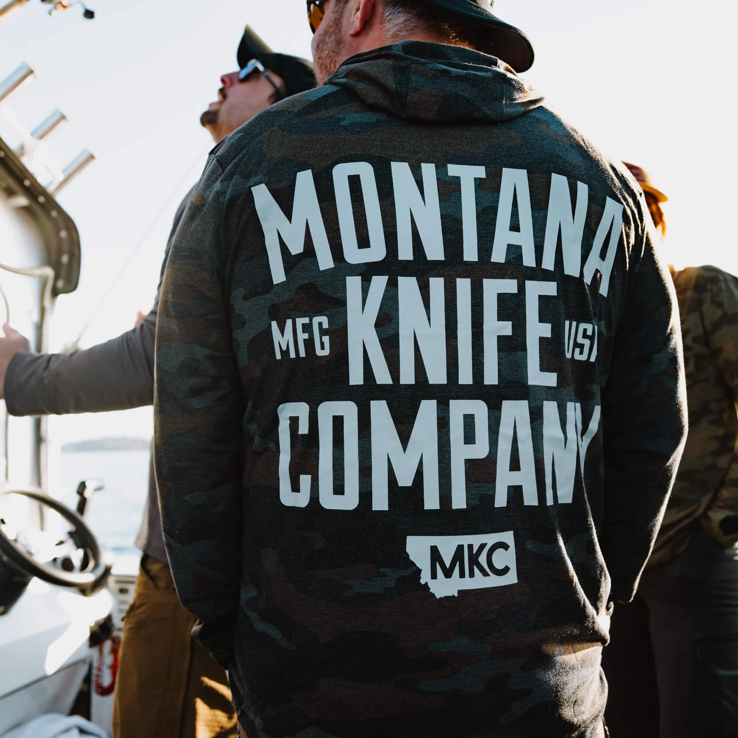 SUN RIVER BAMBOO HOODIE - DARK MKC CAMO