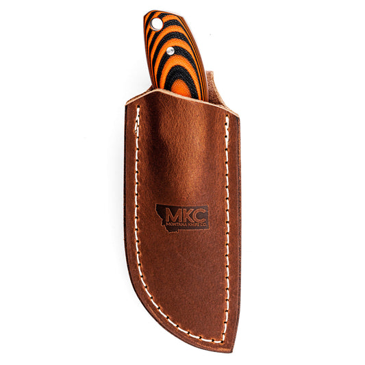 PACKOUT LEATHER SHEATH - VERTICAL BELT CARRY