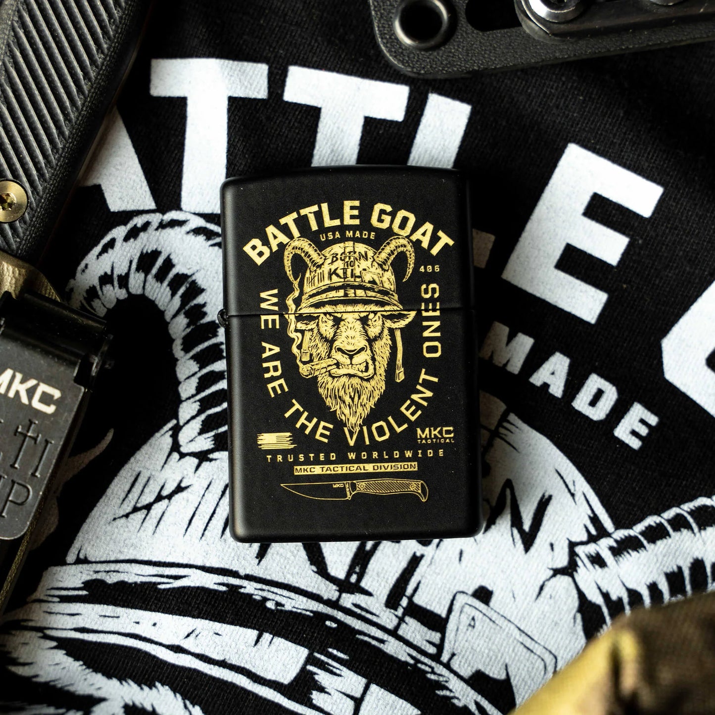 BATTLE GOAT ZIPPO