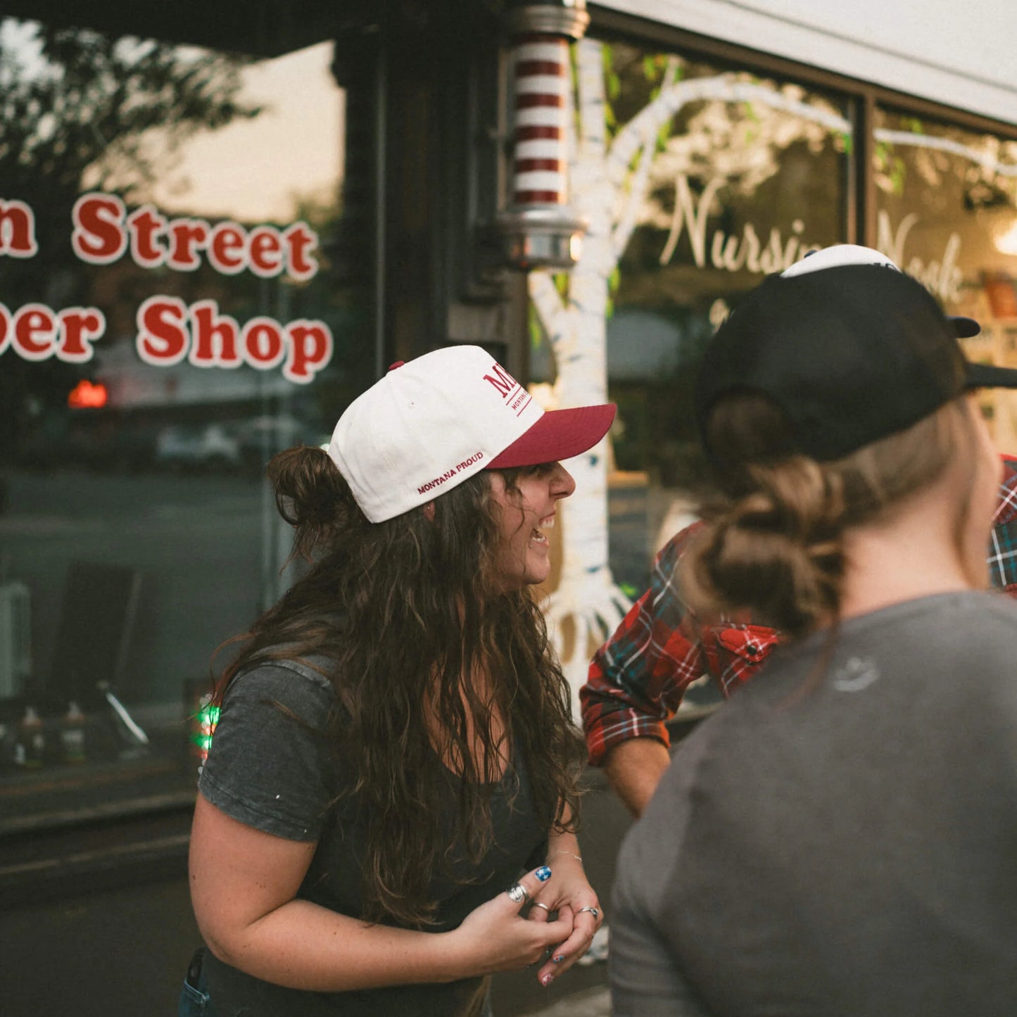 MKC UNIVERSITY HAT - IVORY/MAROON