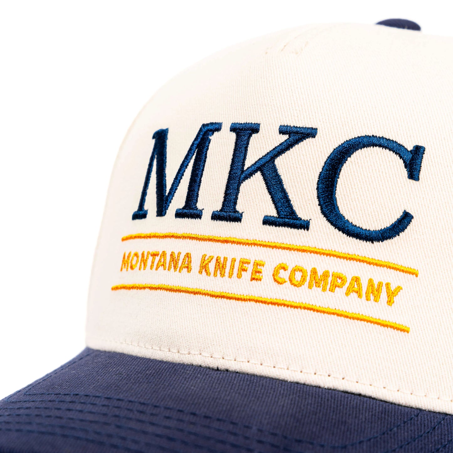 MKC UNIVERSITY HAT - IVORY/NAVY
