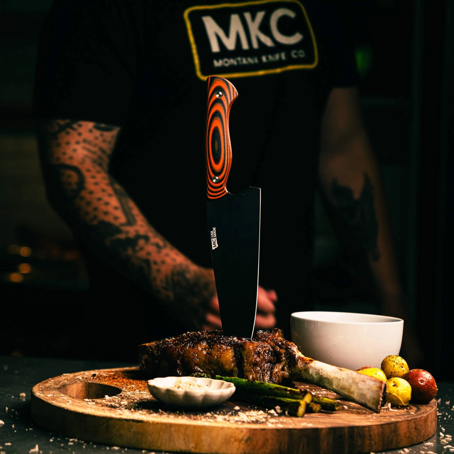 BIGHORN CHEF - ORANGE & BLACK