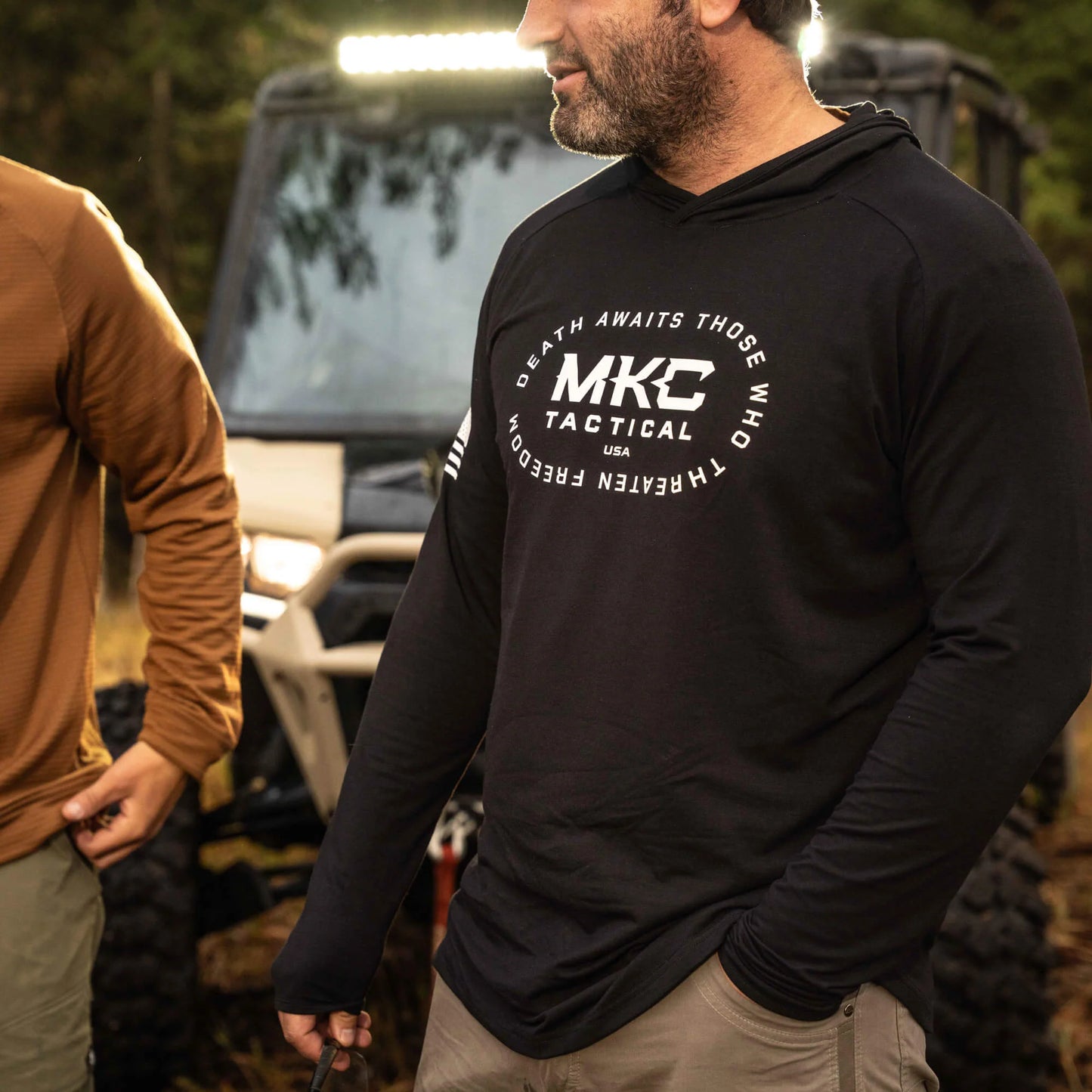 TACTICAL LIGHTWEIGHT BAMBOO HOODIE - SHADOW