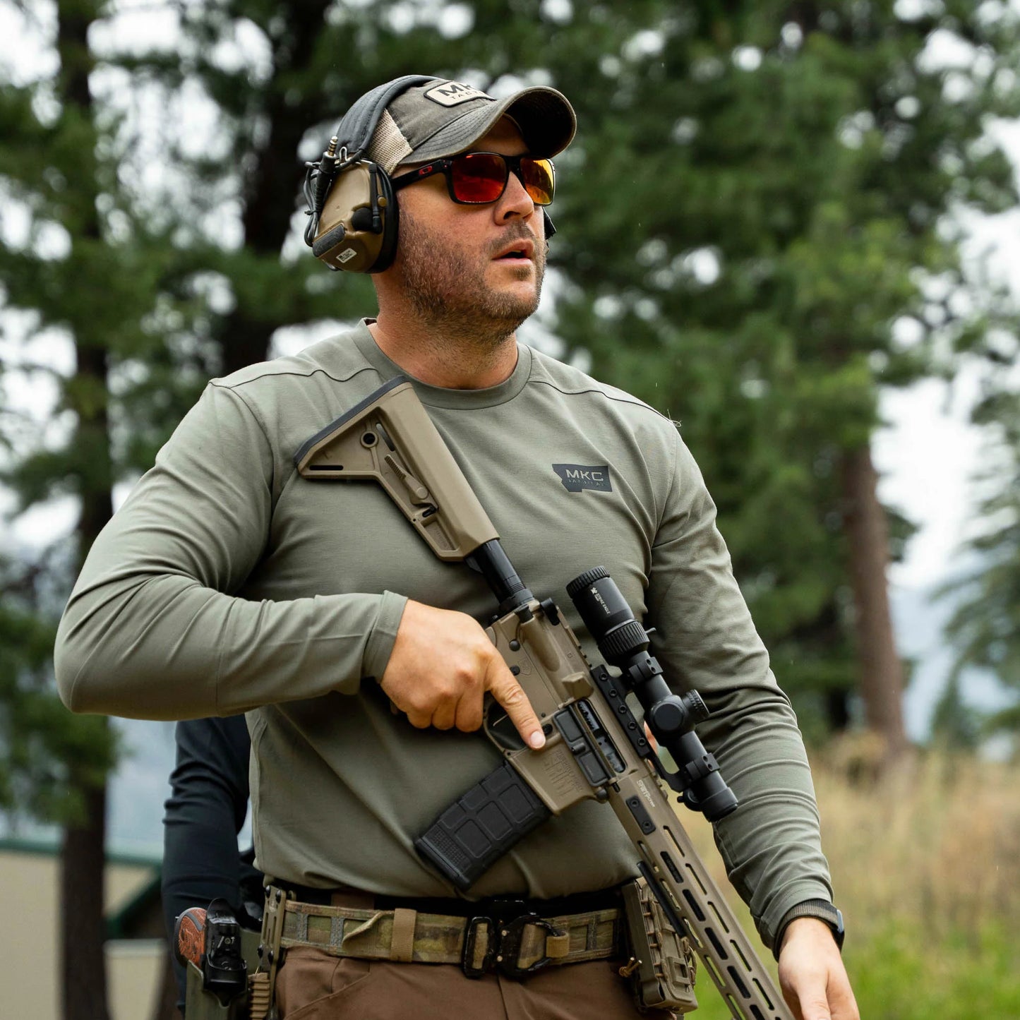 RANGE DAY PERFORMANCE LONG SLEEVE - OD GREEN