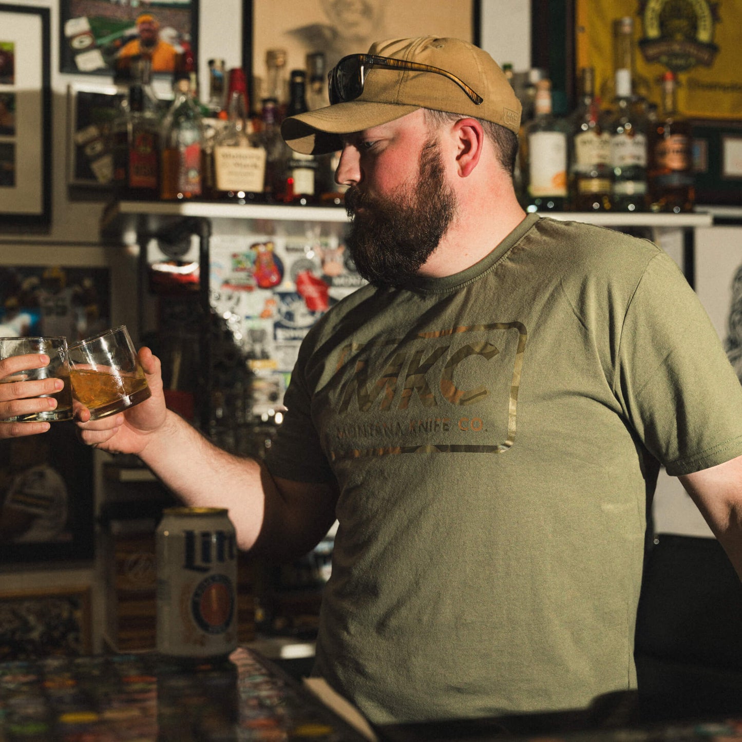 MKC LOGO TEE - OLIVE