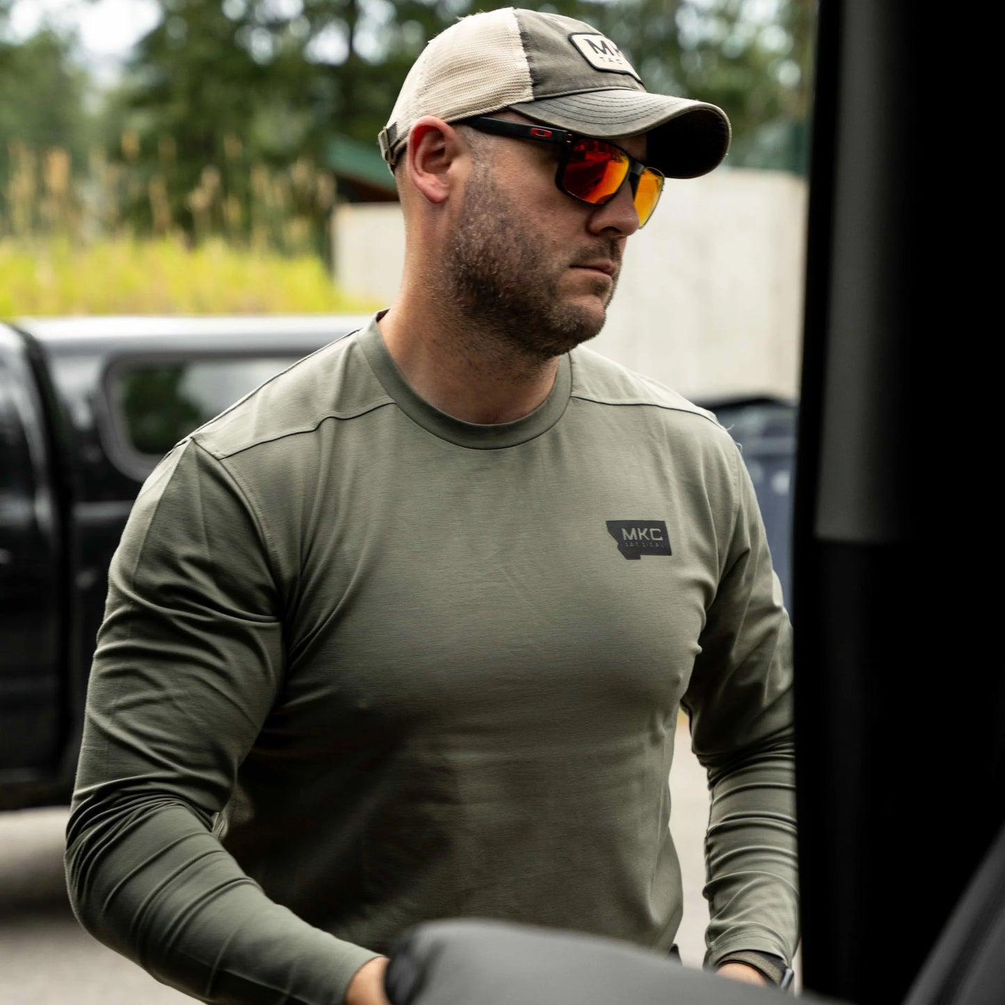 RANGE DAY PERFORMANCE LONG SLEEVE - OD GREEN