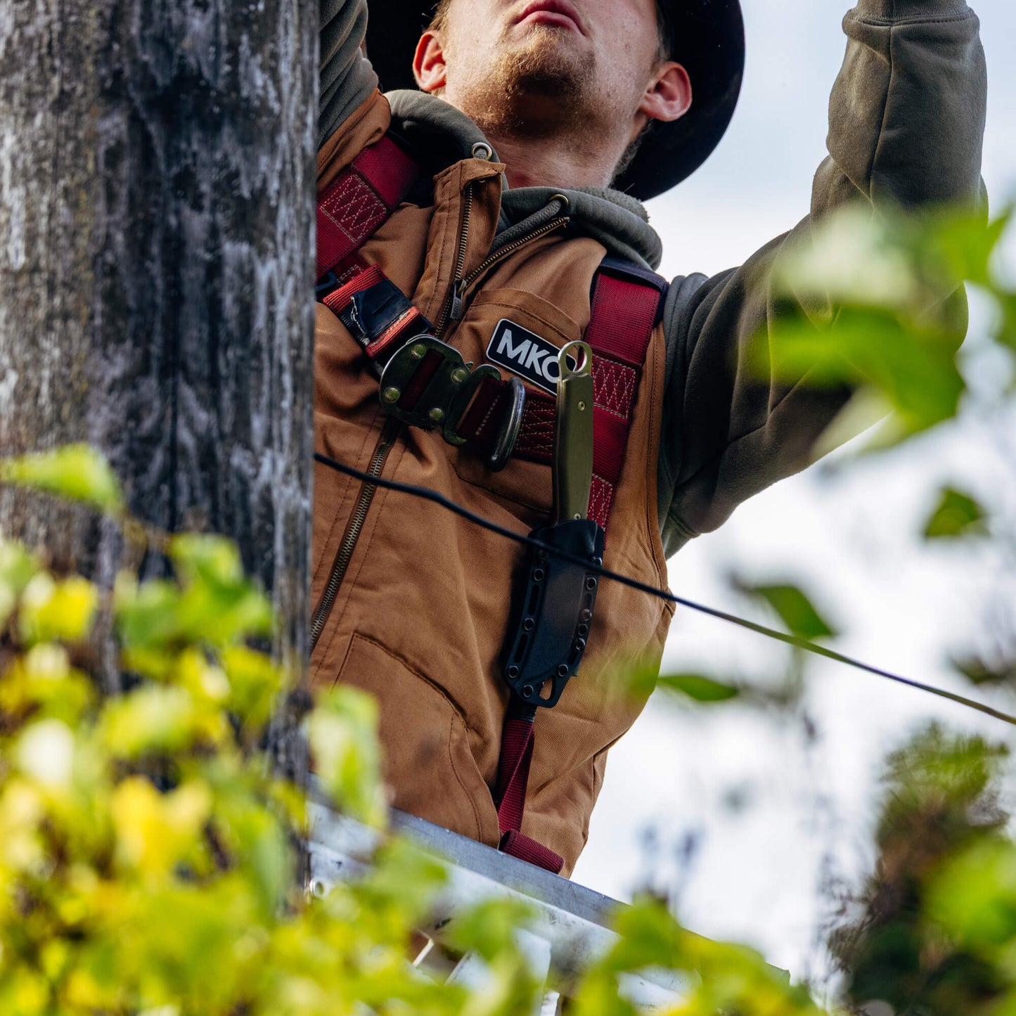 MKC CANVAS WORK VEST - TAN